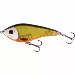 FLOATING LURE WESTIN SWIM GLIDEBAIT REVERSIBLE ORANGE/VERT
