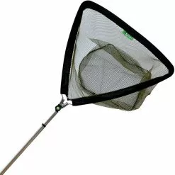 LANDING NET PAFEX TOP FISHING HANDLE ALUMINUM REINFORCES NET WITHOUT NODE BRANCHES 64CM