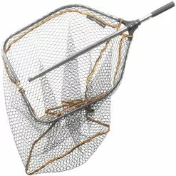 LANDING NET SAVAGE GEAR PRO FOLDING RUBBER LARGE MESH LANDING NET